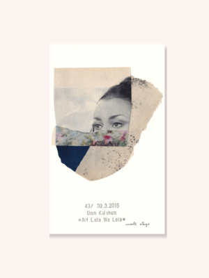 Una moneda, un baile-_Alf Lela We Lela_, Umm Kulthum-Collage-Maite Ortega1